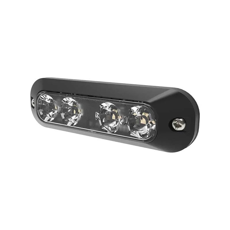 LED-Blitz 4-LED | R65 | bernsteinfarben | 12-24 V | ED3704A 