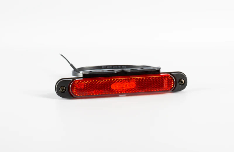 LED Slimline Begrenzungsleuchte rot/Halterung 12-24V 50cm Kabel | MV-6550R