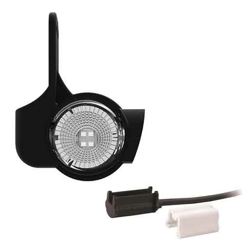 Links | LED-Positionsleuchte mit kurzem Griff | 12-24V | 1,5mm² Stecker | M10BV-821RWA