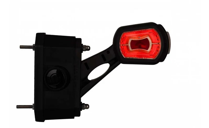 LED Right Side Light with Alarm, Red/White/Amber, 12/24V | MBA-2732RWA