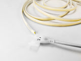 COB-LED-Lichtschlauch 230 V – Warmweiß 3000 K – 10 W/m – 1000 lm/m – IP65 – Zuschneidbar – 50-m-Rolle