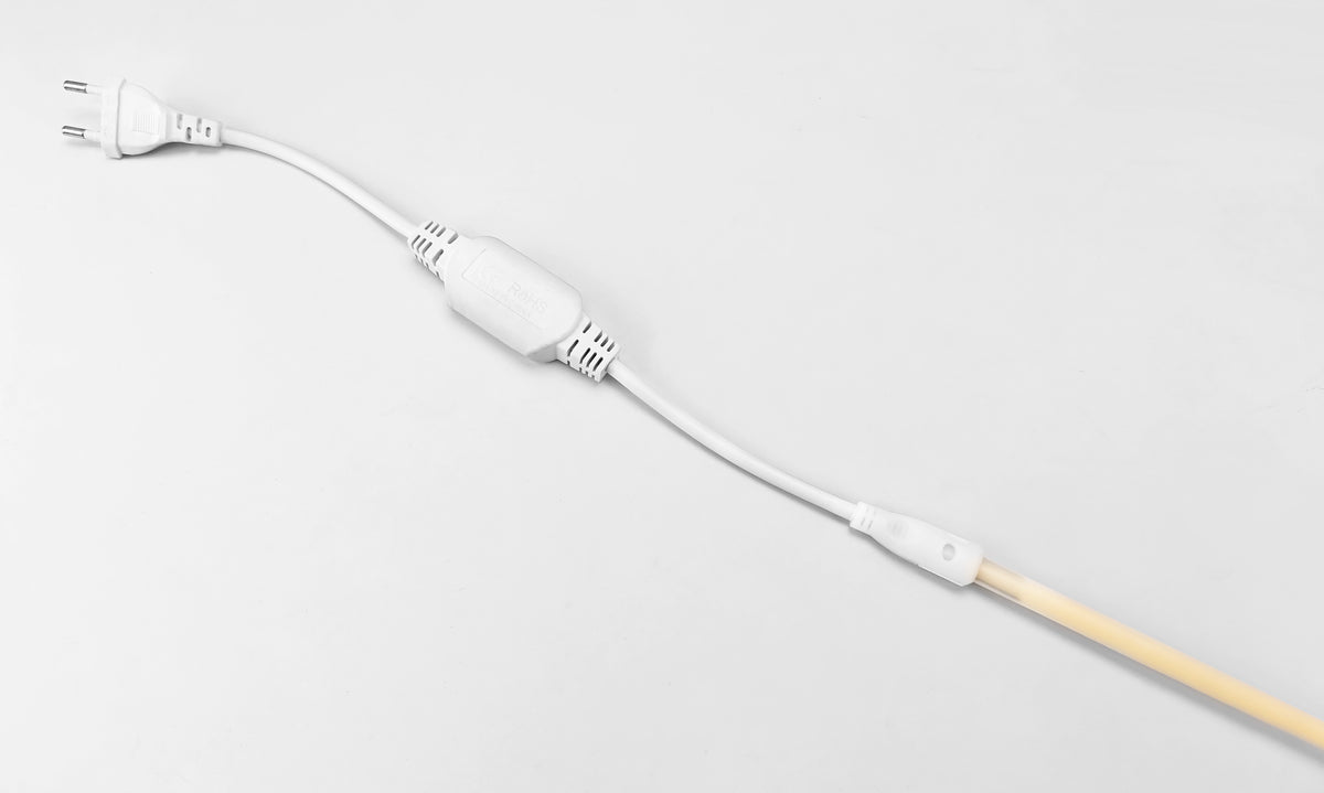 COB-LED-Lichtschlauch 230 V – Warmweiß 3000 K – 10 W/m – 1000 lm/m – IP65 – Zuschneidbar – 50-m-Rolle