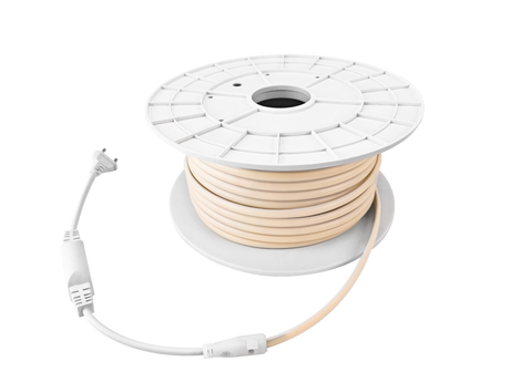 COB LED Lichtslang 230V - Warmwit 3000K - 10W/m - 1000lm/m - IP65 - Snijbaar - 50m rol
