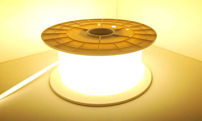 COB LED Lichtslang 230V, Warmwit 3000K, 10W/m, 1000lm/m, IP65, Snijbaar, 50m rol