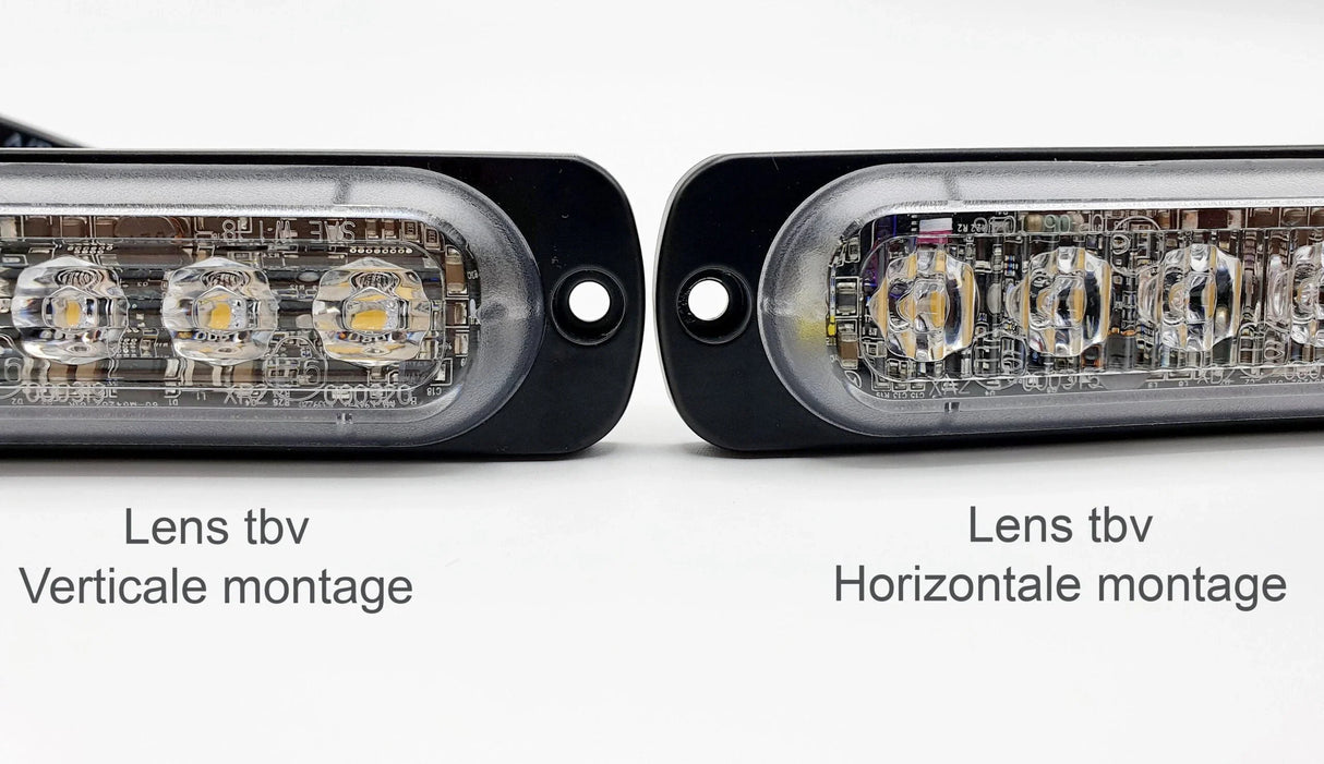 ST6 Superdünner LED-Blitz Klasse 2 Vertikal Bernstein