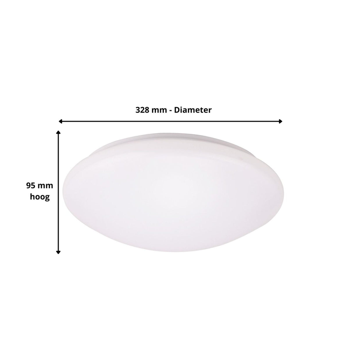Smart LED Ceiling Lamp 33 cm - Dimmable with App - Warm and cold white light