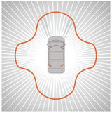 Boomerang 180-Grad-LED-Taschenlampe – Bernstein