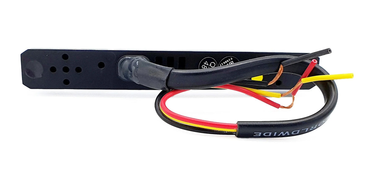 Schmallinie, 6 LED, vertikale Montage – Bernstein