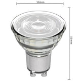 GU10 LED Spot MR16 - Warmwit 2700K - 4W - 345 Lumen - Glas - 3 Stuks