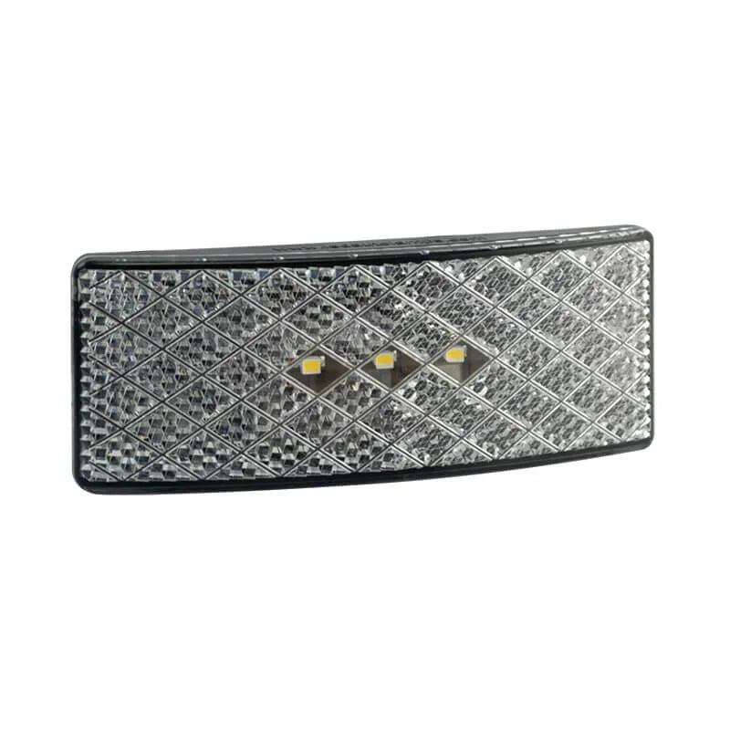 LED marker light white | 12-24v | 35cm. cable (smoke) | EU38BWM