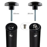 Zubehör – Stativ – 1420 mm × 2990 mm – Schwarz