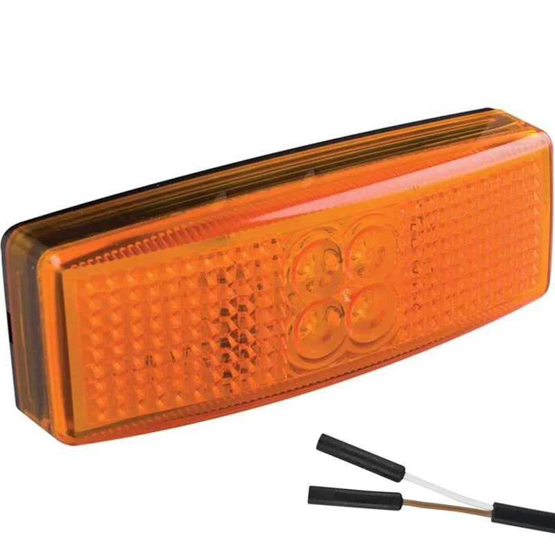 LED Marker Light Amber - 12-24V - 2-PIN Connector - LED Autolamp System