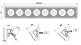 Ollson 48 Watt Szenenlicht-Seitenlampe
