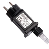 Aigostar lichtsnoer ijspegel warmwit met stekker en waterdichte connector voor buitengebruik