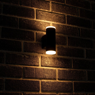 Lampada doppia da esterno LED's Light AllWeather - Luce verso l'alto e verso il basso - IP44 - Antracite