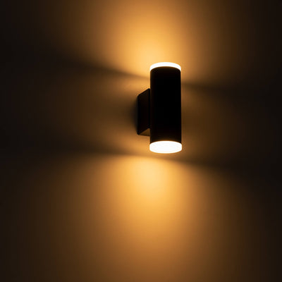 Lampada doppia da esterno LED's Light AllWeather - Luce verso l'alto e verso il basso - IP44 - Antracite