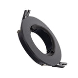 Mounting frame Ø 90 mm | tiltable recessed spotlight black | drill hole Ø 70 mm 