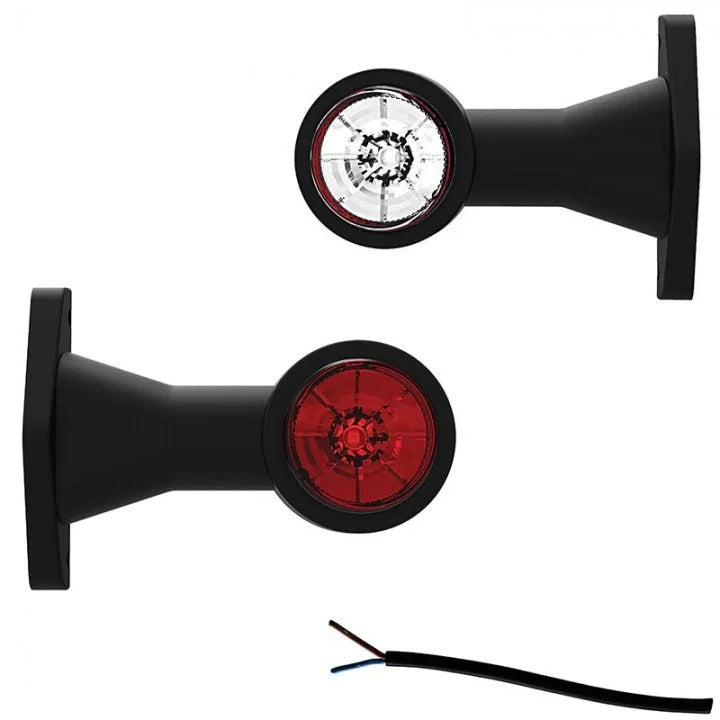 LED-Breitenleuchte | gerader Stiel | 12-24V | 50cm Kabel | M10BV-200RW