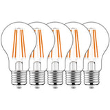 LED-Filamentlampe E27 – 806 Lumen – Warmweiß (2700 K) – 7 W (ersetzt 60 W) – 5er-Pack