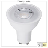 GU10 LED Spotlight - Warm White 2700K - 4W - 345 Lumen - Pack of 5