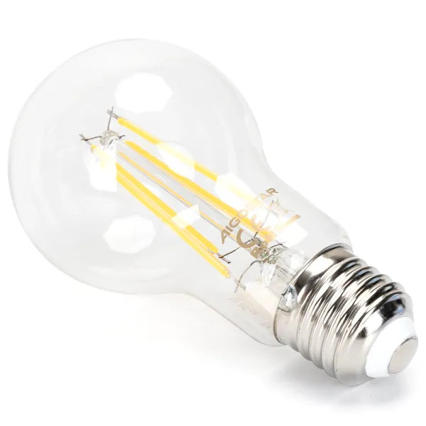 Incandescent lamp E27 dimmable warm white | A60 LED 6W~600Lm=51W halogen lighting | clear glass - 2700K