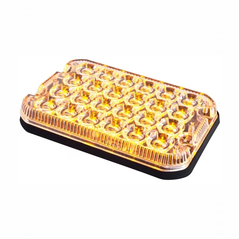 LED heavy duty flash 24-LED | R65 | amber | 12-24v | HDR6524DVA