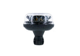 LED R65 Rundumkennleuchte gelb/transparent 12/24V Flexi DIN, rundum +f | D14757