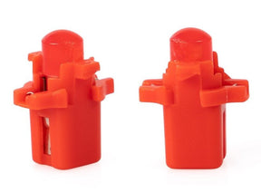 Ampoules de voiture B8.3d, 2 pièces, rouges | Éclairage LED de tableau de bord - boutons - interrupteurs | 12 V CC - LEDPLANET.NL