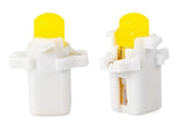 B8.3d auto lamp 2 stuks wit | LED dashboardverlichting - knoppen - schakelaars | 12V DC - LEDPLANET.NL