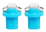 B8.5d auto lamp 2 stuks blauw | LED dashboardverlichting - klokken - schakelaars | 12V DC - LEDPLANET.NL