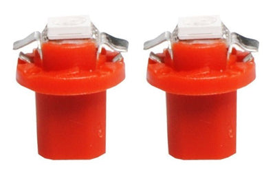 B8.5d car lamp 2 pieces red | LED dashboard lighting - gauges - switches | 12V DC - LEDPLANET.NL
