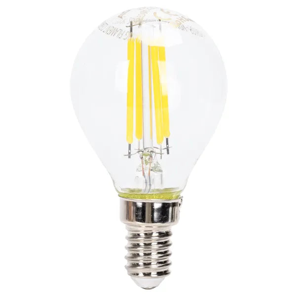 Ball lamp E14 dimmable daylight white | G45 LED 4W~400Lm=38W halogen lighting | clear glass - 6500K