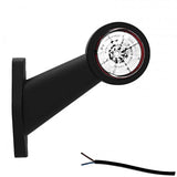 Links | LED-Breitenleuchte | abgewinkelter Stiel | 12-24V | 20cm Kabel | M10BV-301RW
