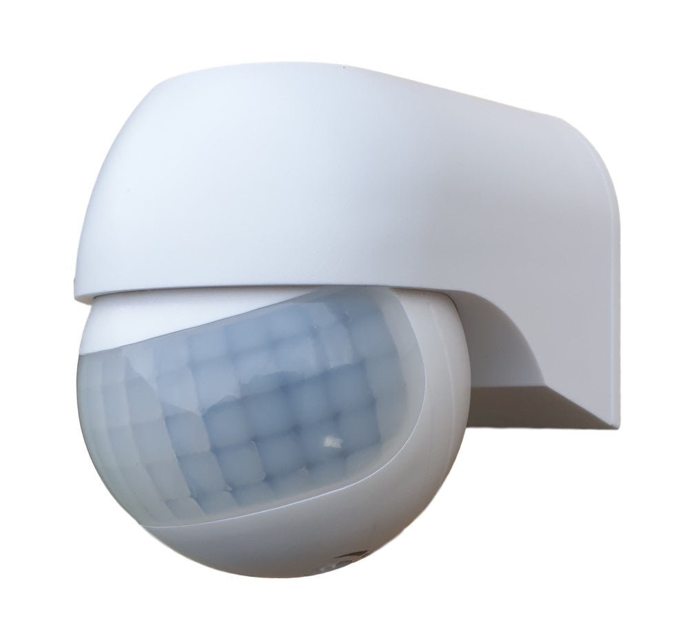 Motion sensor 400W infrared - white surface-mounted 70x55x77mm - 12m detection - 230V IP44