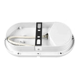 LED Bulkhead Ovaal 272×145mm - Warmwit 3000K - 2.640lm - 24W - IP66 - 230V