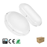 LED Bulkhead Ovaal 272×145mm - Warmwit 3000K - 2.640lm - 24W - IP66 - 230V