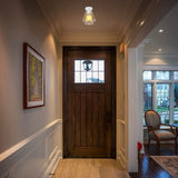 BKLicht - Decorative white ceiling lamp - Metal - Industrial - Wire - Ø16.5cm - With E27 fitting - Excl. light source