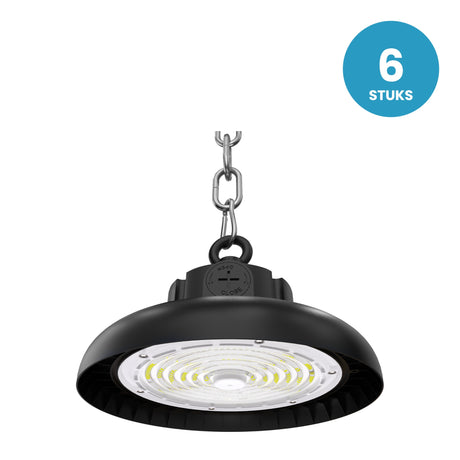 UFO LED Highbay 60W-80W-100W 18000lm, Instelbaar Vermogen, IP65, 6-stuks, 230V