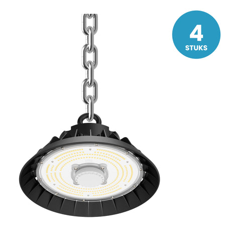 UFO Lamp, LED High Bay 100W, 15.000 lm, Bewegingssensor, 0-10V Dimbaar, IP65