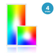 LED paneel RGBWWW 48W, 4300 Lumen, RGB + Warmwit tot Daglichtwit, doos 4 stuks