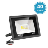 LED Schijnwerper 20W, 2.000 lm, 120° Breedstraler, IP66, Buitenlamp & Gevelverlichting