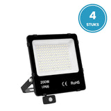 LED Schijnwerper 200W, 30.000 lm, Bewegingssensor, 90°, IP66