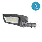Illuminazione stradale LED 100W 16000lm - Bianco freddo 4000K - Driver Sosen - IP66 - 3 pezzi - 230V