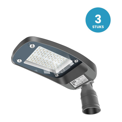 LED Straatverlichting 60W 9000lm, Koelwit 4000K, IP66, 3 stuks, 230V