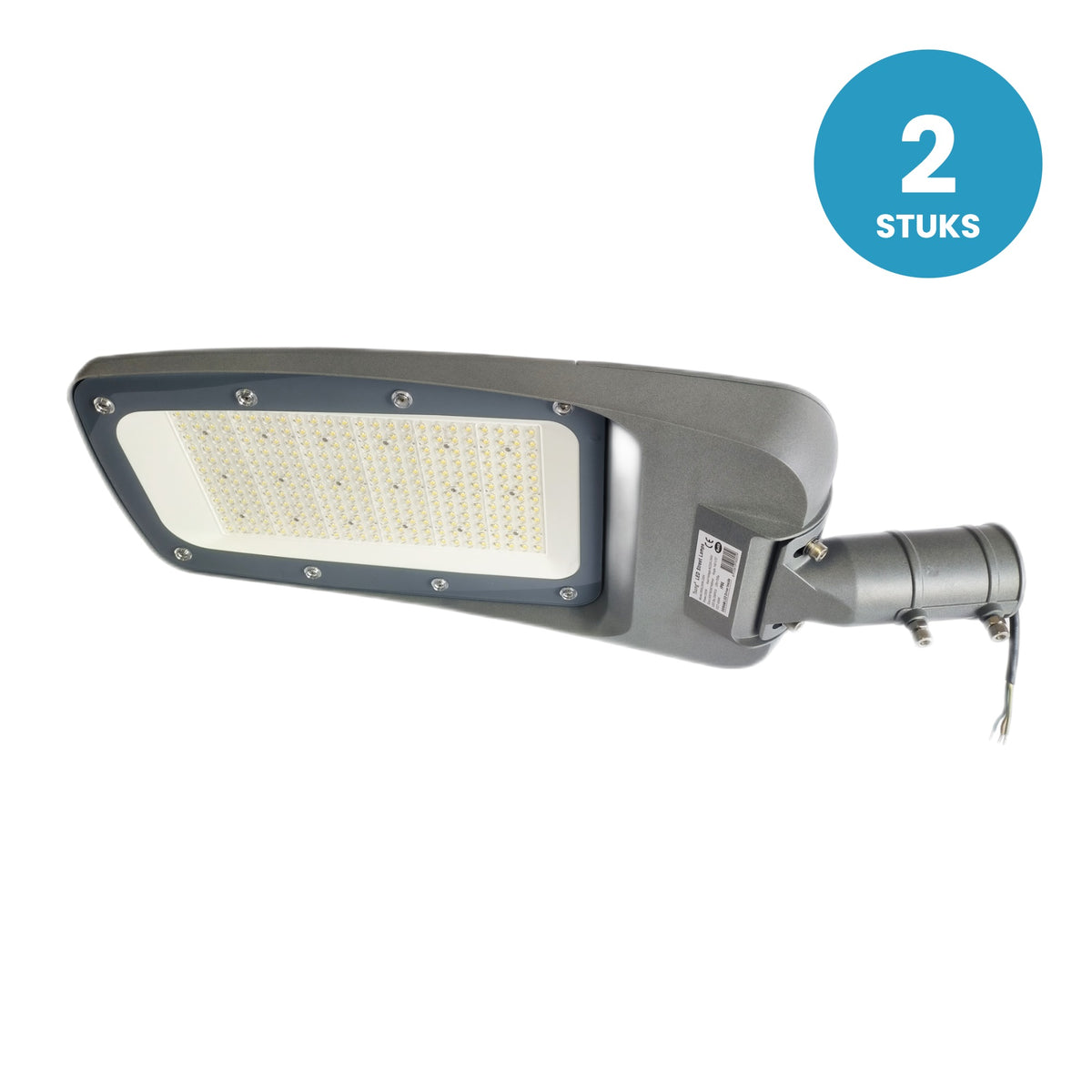 LED Straatverlichting 200W 34000lm - Koelwit 4000K - IP66 - 2 stuks - 230V