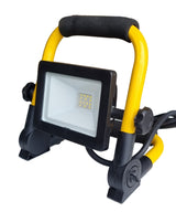 Work light on standard | LED 10W=90W construction lamp - 900 Lumen | plug 180cm | daylight white 6500K - IP44