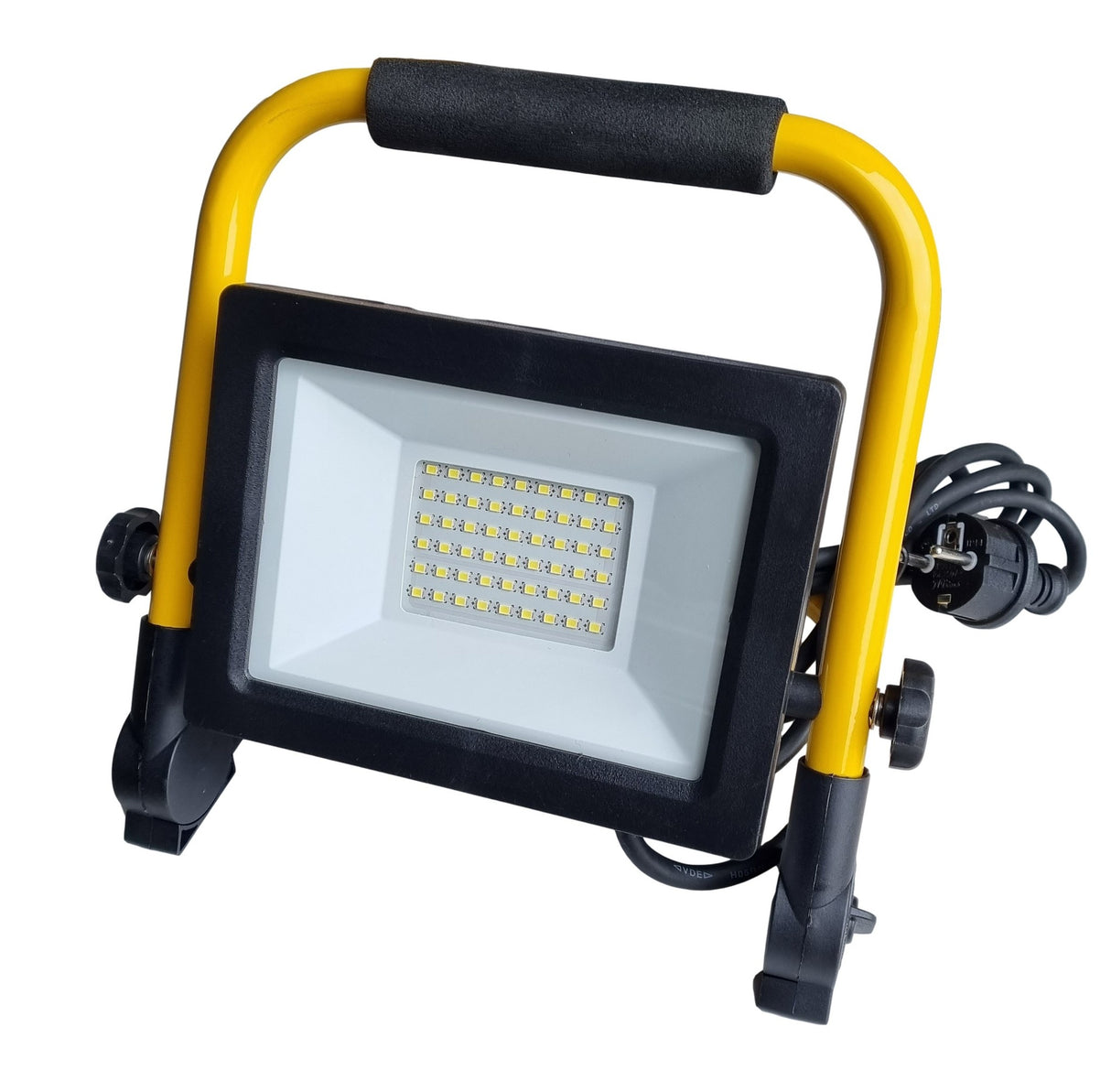 Werklicht op standaard | LED 30W=270W bouwlamp - 2700 Lumen | stekker 180cm | daglichtwit 6500K - IP44