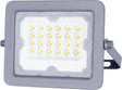Buitenlamp grijs | LED bouwlamp 20W=180W schijnwerper | koelwit 4000K - 90° lichthoek | waterdicht IP65 - LEDPLANET.NL