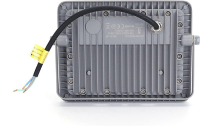 Graue Außenleuchte | LED-Baustrahler 30 W = 270 W Flutlicht | Kaltweiß 4000 K – 90° Abstrahlwinkel | wasserdicht IP65 – LEDPLANET.NL