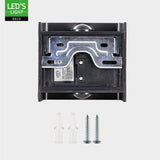 Außenleuchte mit Lichtquelle - Wandleuchte - 170lm 2000K/2700K/4000K - Schwarz - IP65